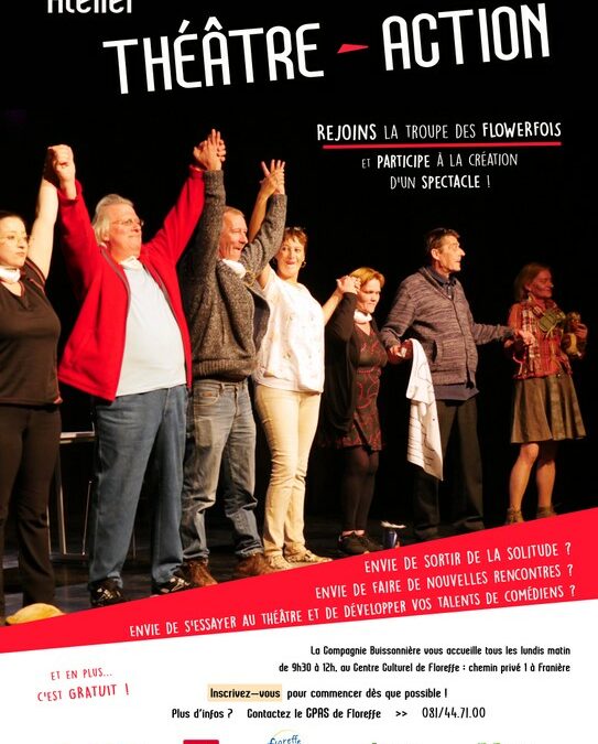 Rejoignez l’équipe du théâtre action !
