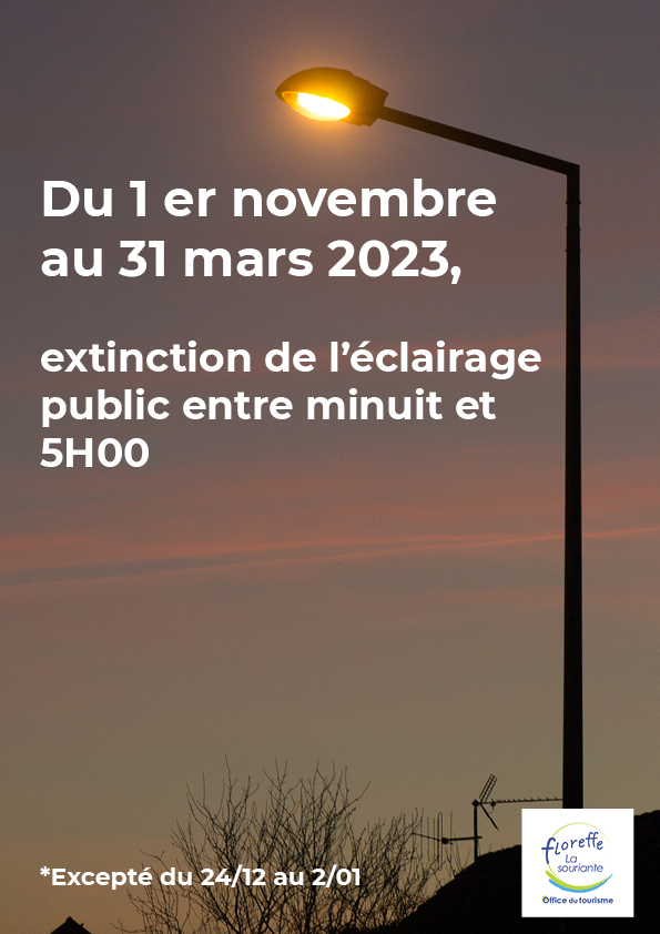 exctinction éclairage public