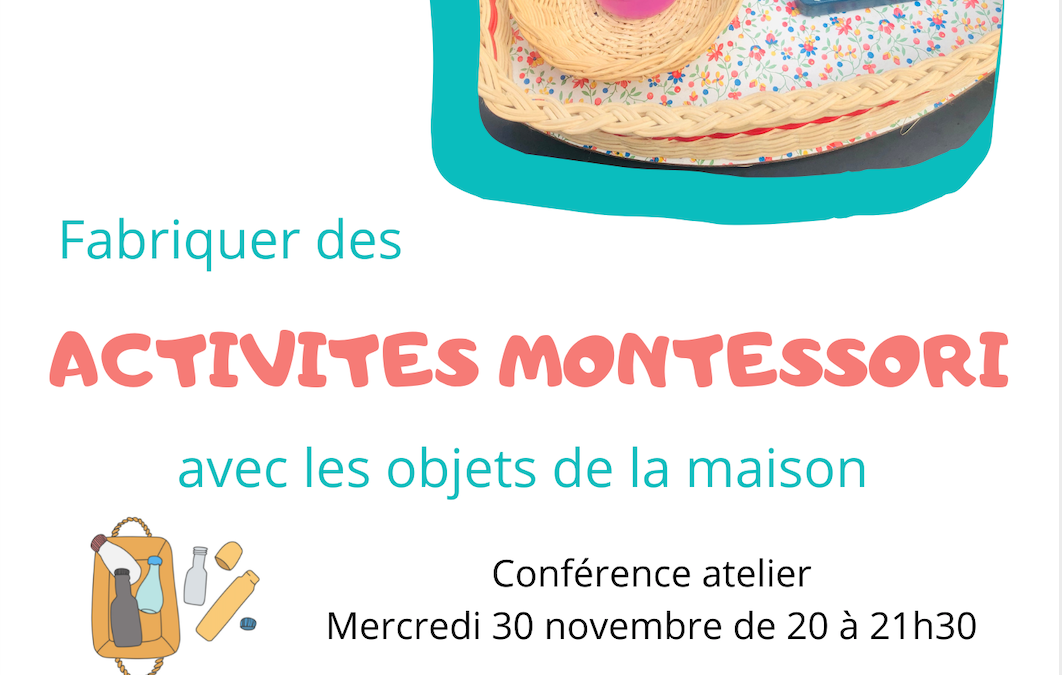 Atelier Montessori – 30 novembre