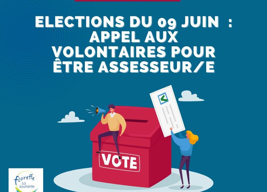 S’inscrire comme assesseur(e) volontaire : élections du 9 juin