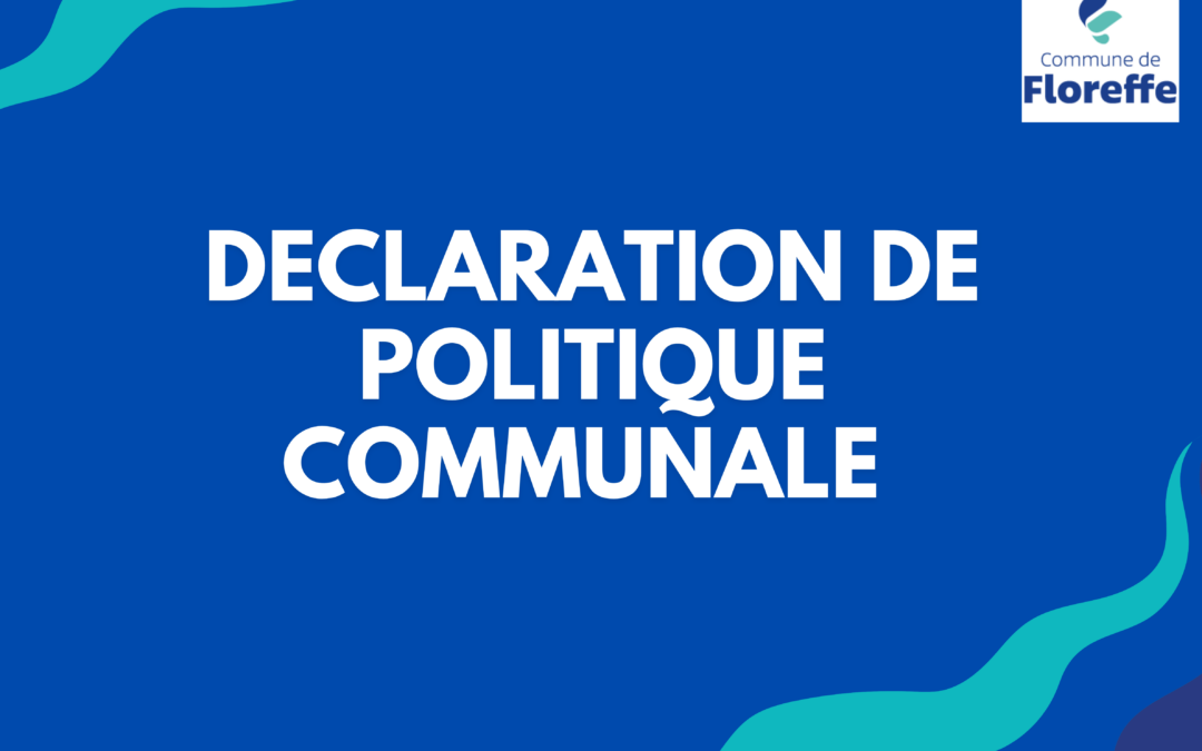 Déclaration de politique communale