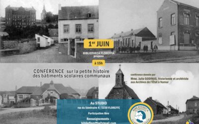 Dimanche 1er juin : conférence sur la petite histoire des bâtiments scolaires communaux