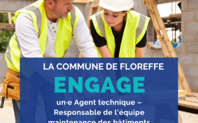Offre d’emploi : Agent technique – Responsable de l’équipe maintenance des bâtiments (H/F/X)