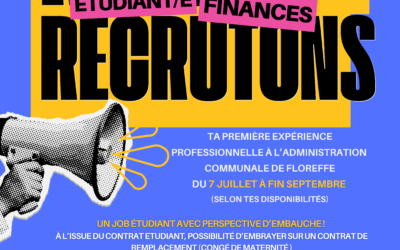 JOB ÉTUDIANT – SERVICE FINANCES
