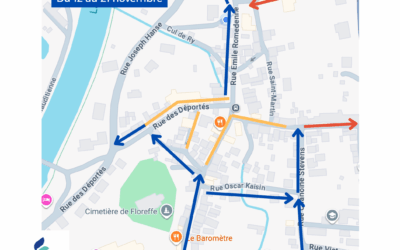 Travaux de rénovation du centre de Floreffe, phase 2 : modifications de la circulation dans le centre de Floreffe