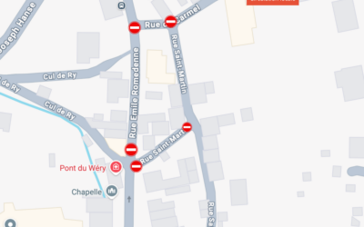 Réaménagement du centre de Floreffe : modifications de la circulation