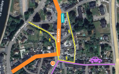 Travaux centre Floreffe : phase 3