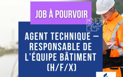 OFFRE D’EMPLOI – RESPONSABLE GESTION BÂTIMENT / MAINTENANCE DES BÂTIMENTS (H/F/X)