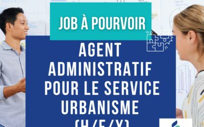 Offre d’emploi – Agent administratif pour le service Urbanisme (H/F/X)