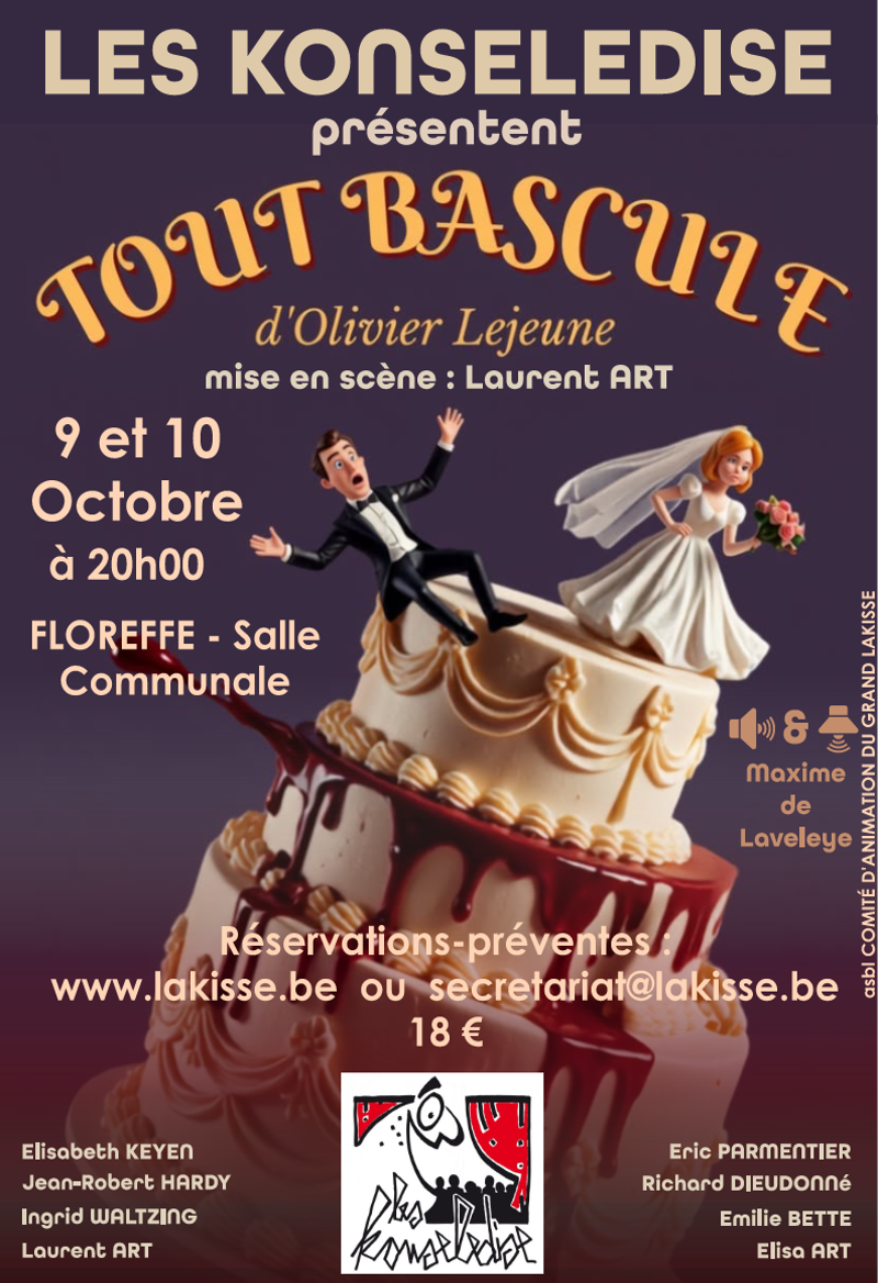 Affiche theatre 2026 – Tout Bascule