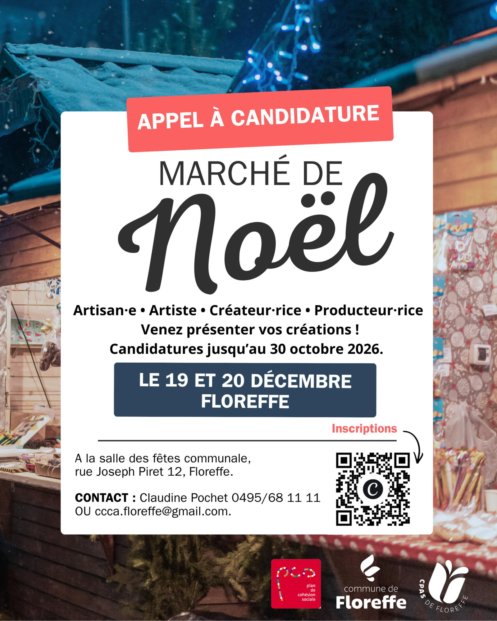 appel a candidature marche de noel 2026