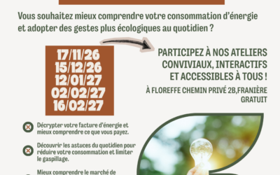 ATELIERS ÉCO-WATCHERS : Comprendre, agir et économiser !